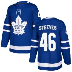 Men's Alex Steeves Toronto Maple Leafs Home Jersey - Blue Authentic