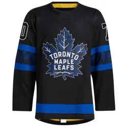 Men's Artur Akhtyamov Toronto Maple Leafs Alternate Jersey - Black Authentic