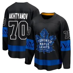 Men's Artur Akhtyamov Toronto Maple Leafs Alternate Premier Jersey - Black Breakaway