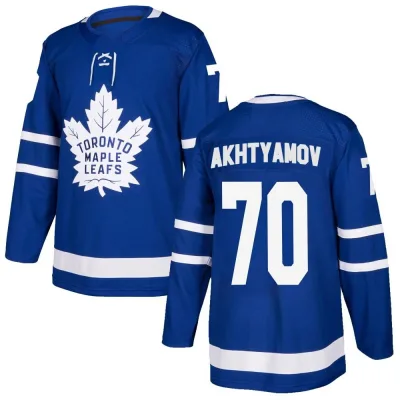 Men's Artur Akhtyamov Toronto Maple Leafs Home Jersey - Blue Authentic