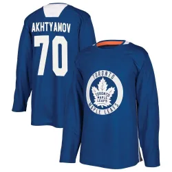 Men's Artur Akhtyamov Toronto Maple Leafs Practice Jersey - Royal Authentic