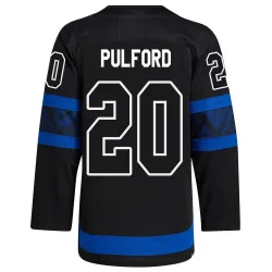 Men's Bob Pulford Toronto Maple Leafs Alternate Jersey - Black Authentic