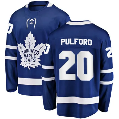 Men's Bob Pulford Toronto Maple Leafs Home Jersey - Blue Breakaway