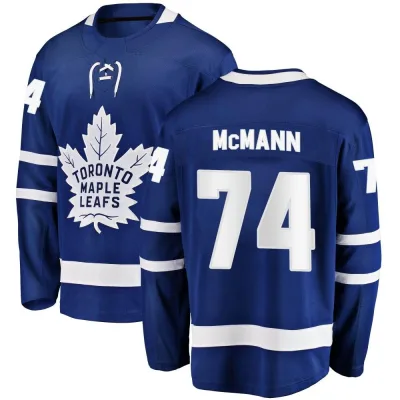 Men's Bobby McMann Toronto Maple Leafs Home Jersey - Blue Breakaway