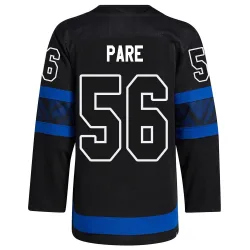 Men's Cedric Pare Toronto Maple Leafs Alternate Jersey - Black Authentic