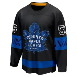 Men's Cedric Pare Toronto Maple Leafs Alternate Premier Jersey - Black Breakaway