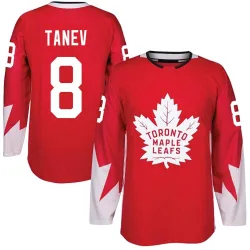 Men's Chris Tanev Toronto Maple Leafs Alternate Jersey - Red Authentic