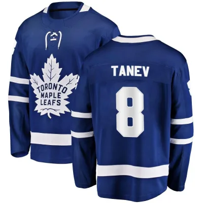 Men's Chris Tanev Toronto Maple Leafs Home Jersey - Blue Breakaway