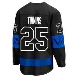 Men's Conor Timmins Toronto Maple Leafs Alternate Premier Jersey - Black Breakaway