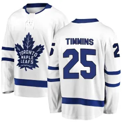 Men's Conor Timmins Toronto Maple Leafs Away Jersey - White Breakaway