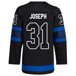 Men's Curtis Joseph Toronto Maple Leafs Alternate Jersey - Black Authentic