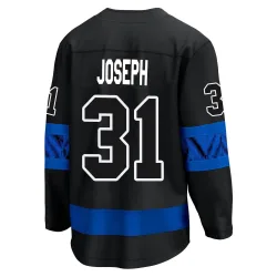 Men's Curtis Joseph Toronto Maple Leafs Alternate Premier Jersey - Black Breakaway