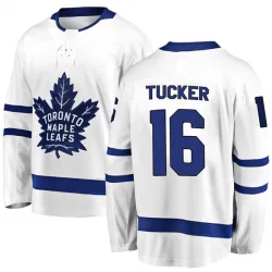 Men's Darcy Tucker Toronto Maple Leafs Away Jersey - White Breakaway