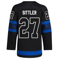 Men's Darryl Sittler Toronto Maple Leafs Alternate Jersey - Black Authentic