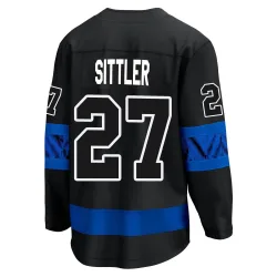 Men's Darryl Sittler Toronto Maple Leafs Alternate Premier Jersey - Black Breakaway