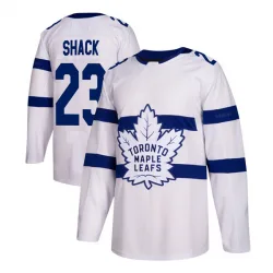 Men's Eddie Shack Toronto Maple Leafs 2018 Stadium Series Jersey - White Authentic