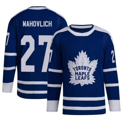 Men's Frank Mahovlich Toronto Maple Leafs Reverse Retro 2.0 Jersey - Royal Authentic