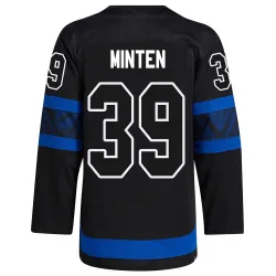 Men's Fraser Minten Toronto Maple Leafs Alternate Jersey - Black Authentic