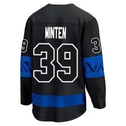 Men's Fraser Minten Toronto Maple Leafs Alternate Premier Jersey - Black Breakaway