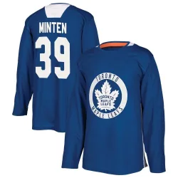 Men's Fraser Minten Toronto Maple Leafs Practice Jersey - Royal Authentic