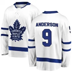 Men's Glenn Anderson Toronto Maple Leafs Away Jersey - White Breakaway