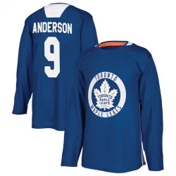 Men's Glenn Anderson Toronto Maple Leafs Practice Jersey - Royal Authentic