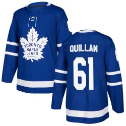 Men's Jacob Quillan Toronto Maple Leafs Home Jersey - Blue Authentic