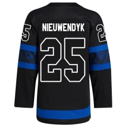 Men's Joe Nieuwendyk Toronto Maple Leafs Alternate Jersey - Black Authentic