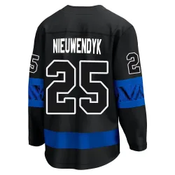 Men's Joe Nieuwendyk Toronto Maple Leafs Alternate Premier Jersey - Black Breakaway