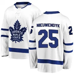 Men's Joe Nieuwendyk Toronto Maple Leafs Away Jersey - White Breakaway