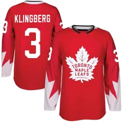 Men's John Klingberg Toronto Maple Leafs Alternate Jersey - Red Authentic