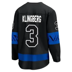 Men's John Klingberg Toronto Maple Leafs Alternate Premier Jersey - Black Breakaway