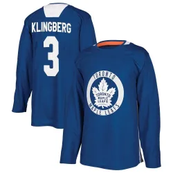 Men's John Klingberg Toronto Maple Leafs Practice Jersey - Royal Authentic