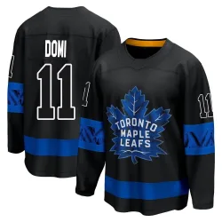 Men's Max Domi Toronto Maple Leafs Alternate Premier Jersey - Black Breakaway