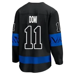 Men's Max Domi Toronto Maple Leafs Alternate Premier Jersey - Black Breakaway