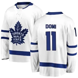 Men's Max Domi Toronto Maple Leafs Away Jersey - White Breakaway