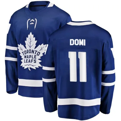 Men's Max Domi Toronto Maple Leafs Home Jersey - Blue Breakaway