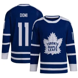 Men's Max Domi Toronto Maple Leafs Reverse Retro 2.0 Jersey - Royal Authentic