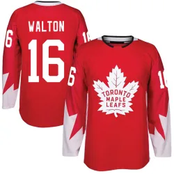 Men's Mike Walton Toronto Maple Leafs Alternate Jersey - Red Authentic