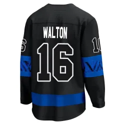 Men's Mike Walton Toronto Maple Leafs Alternate Premier Jersey - Black Breakaway