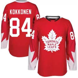 Men's Mikko Kokkonen Toronto Maple Leafs Alternate Jersey - Red Authentic