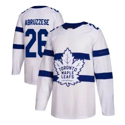 Men's Nick Abruzzese Toronto Maple Leafs 2018 Stadium Series Jersey - White Authentic