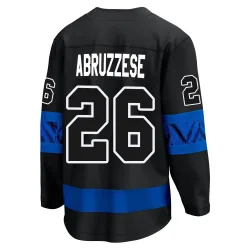 Men's Nick Abruzzese Toronto Maple Leafs Alternate Premier Jersey - Black Breakaway