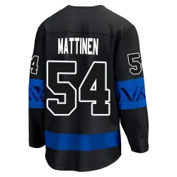 Men's Nicolas Mattinen Toronto Maple Leafs Alternate Premier Jersey - Black Breakaway