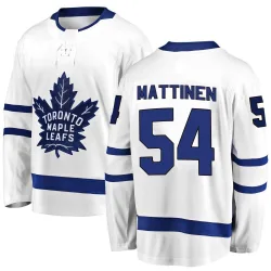 Men's Nicolas Mattinen Toronto Maple Leafs Away Jersey - White Breakaway