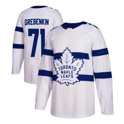 Men's Nikita Grebenkin Toronto Maple Leafs 2018 Stadium Series Jersey - White Authentic