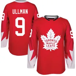 Men's Norm Ullman Toronto Maple Leafs Alternate Jersey - Red Authentic