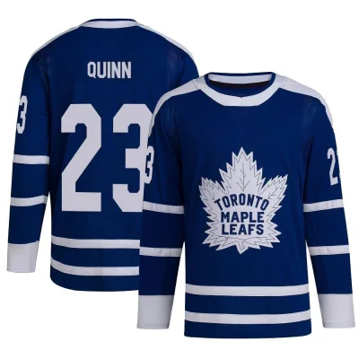 Men's Pat Quinn Toronto Maple Leafs Reverse Retro 2.0 Jersey - Royal Authentic