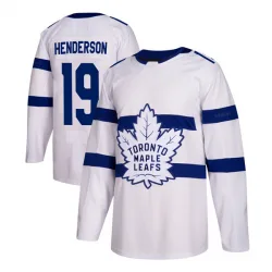 Men's Paul Henderson Toronto Maple Leafs 2018 Stadium Series Jersey - White Authentic