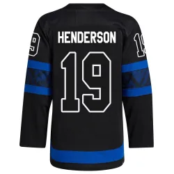 Men's Paul Henderson Toronto Maple Leafs Alternate Jersey - Black Authentic